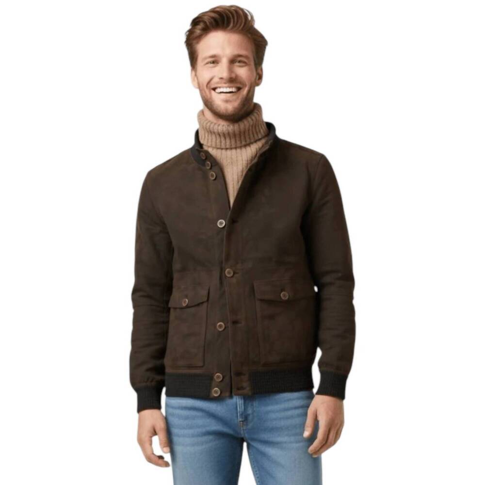 NEW LUSSO BENI flux jacket in russet brown